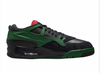Buty sportowe sneakersy Air Jordan 4 RM Black/Gorge Green - FQ7939-003 