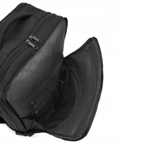 Plecak podróżny bagaż kabinowy Puccini Easy Pack Collection do samolotu czarny - PM9028-1