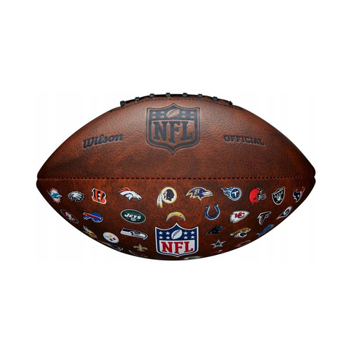 Piłka do futbolu amerykańskiego Wilson NFL All Team Logo - WTF1758XBNF32