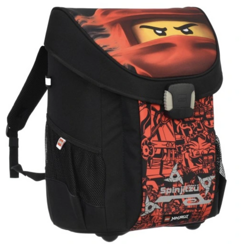 Plecak szkolny dziecięcy do przedszkola czerwony 18L Lego Ninjago Easy red - 20043-2202