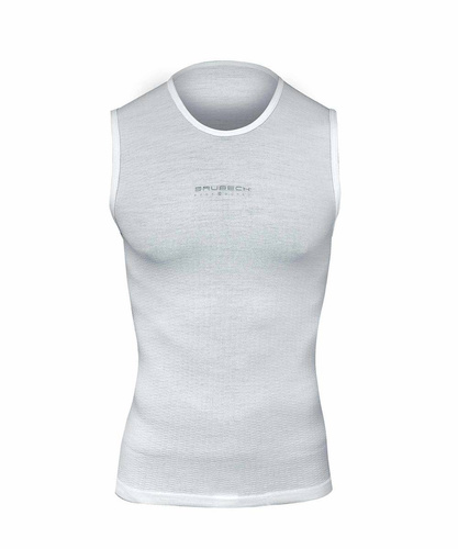 Brubeck Sleevless Base Layer White - SL10100