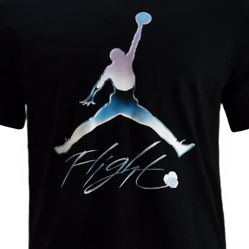 Koszulka sportowa męska Air Jordan Graphic Crew Flight Tee czarna - DV8414-010