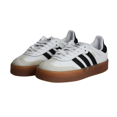 Buty damskie Adidas Sambae na platformie białe - JI1349