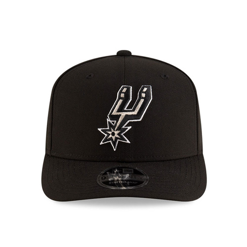 New Era 9SEVENTY San Antonio Spurs NBA Team Black Stretch Snapback Cap - 60755445