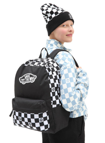 Plecak szkolny VANS Realm Backpack Peace + Saszetka Piórnik Pencil Pouch