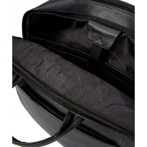 Skórzana torba na laptopa Puccini Royal Collection Czarna - LGD6423 1
