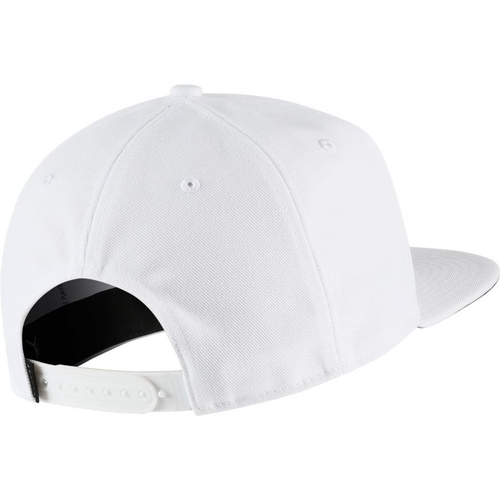 Czapka z daszkiem bejsbolowa Air Jordan Pro Jumpman Snapback biała - AR2118-101