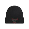 New Era Chicago Bulls NBA Pop Outline Black Cuff Beanie Hat - 60081438