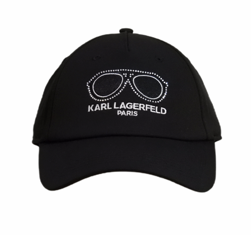 Karl Lagerfeld Paris Black Adjustable Cap Glasses - L5WH7946 blk