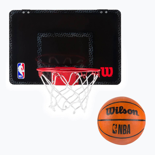 Wilson NBA Forge Team Hoop Mini Basketball Set - WTBA3001FRGNBA
