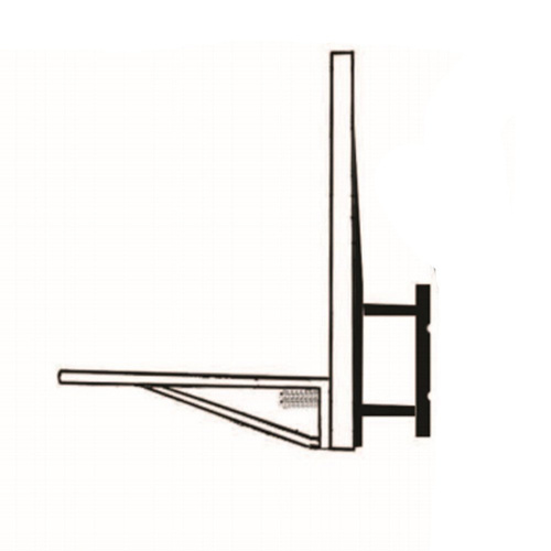 Basketball set Spartan Wall Mounted Backboard + Spalding TF-33