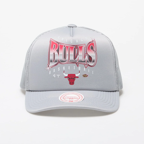 Czapka z daszkiem Mitchell & Ness NBA Chicago Bulls Glow Up Trucker Grey - HHSSINTL1436-CBUGREY