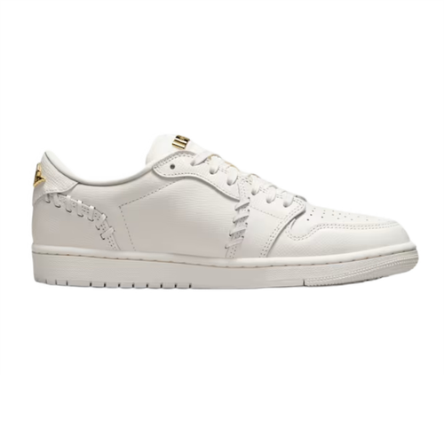 Air Jordan 1 Low Method of Make Wmns Shoes “White/Metallic Gold” - FN5032-100