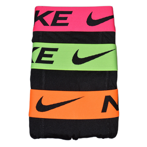 Nike bokserki męskie majtki 3 szt. CZARNE - 0000KE1156-BAV