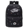 VANS Realm Black Flowers Backpack - VN0A3UI6BR81 Custom Hi!