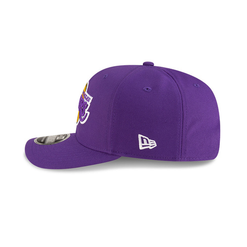 New Era 9SEVENTY LA Los Angeles Lakers NBA Team Purple Stretch Snapback Cap - 60755432