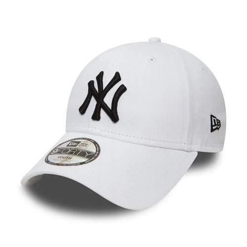 Czapka z daszkiem dziecięca New Era 9FORTY KIDS MLB NY New York Yankees Biała - 12745556