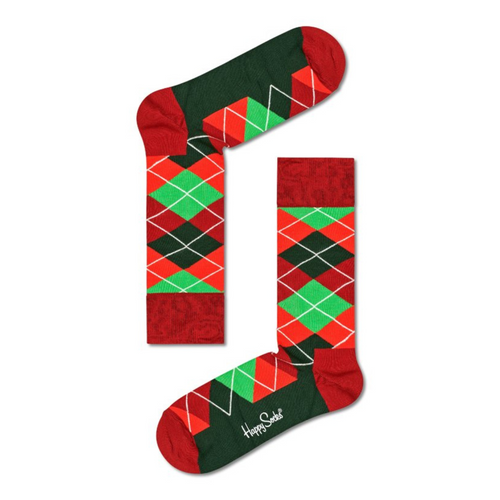 Skarpetki świąteczne Happy Socks Holiday Classics Giftbox 4-pack - XHCG09-4300