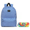 Vans Old Skool III Victoria Blue Check Backpack - VN0A3I6RZZ4