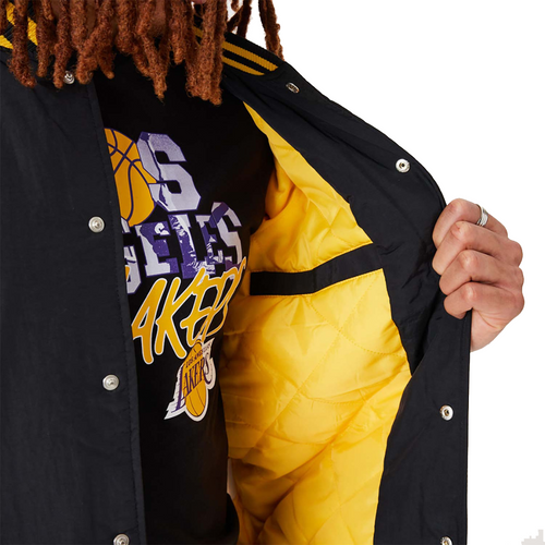 Kurtka bomberka New Era NBA Los Angeles Lakers Script Bomber Jacket - 60332205