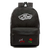 Plecak VANS Realm Backpack Custom Girl Gang Rose róża - VN0A3UI6BLK