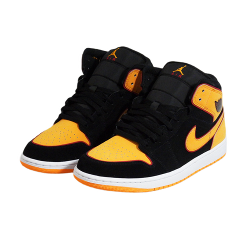 Buty sportowe męskie Air Jordan 1 Mid SE Black Orange Pomarańczowe - FJ4923-008