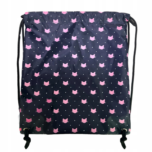 Młodzieżowy worek na plecy do szkoły incood. na buty w Koty - 0002-0073