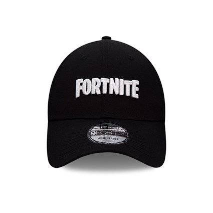 Czapka z daszkiem NEW ERA 9FORTY Fortnite Wordmark czarna  - 12388355