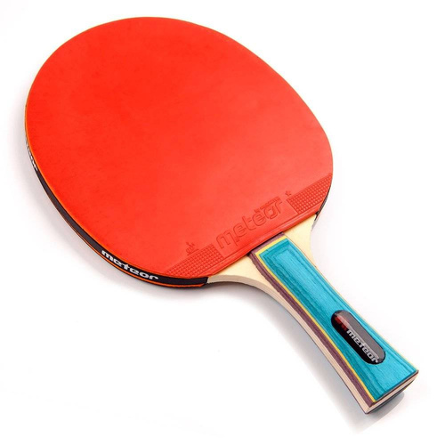 Set Meteor Zephyr Table Tennis Racket 15015 + METEOR Table Tenis Ball Set 6 Pack  55803