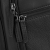 Leather Laptop Backpack Betlewski Cambridge Black  - BPL-01 DDDM