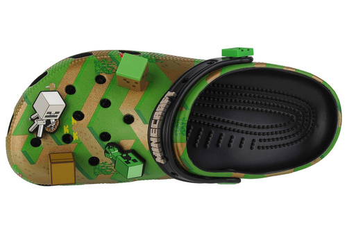 Młodzieżowe Klapki Crocs Elevated Minecraft Classic Clog - 208472-90H