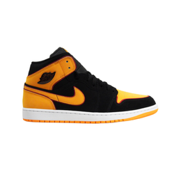 Buty sportowe męskie Air Jordan 1 Mid SE Black Orange Pomarańczowe - FJ4923-008