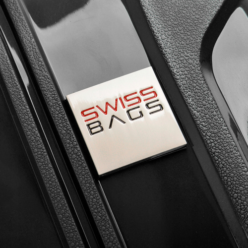 SwissBags Travel Suitcase Tourist 75cm Black