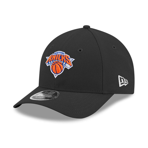 New Era 9FORTY New York Knicks NBA Team M-Crown Black Snapback Cap - 60755480