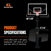 Goalrilla CV60 Basketball Set – 60" In-Ground