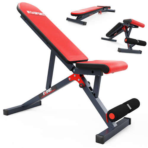 Adjustable foldable training bench K-SPORT - KSSL062