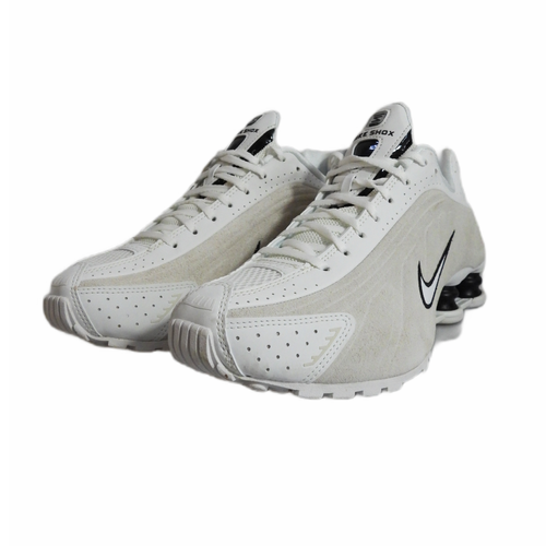 Buty damskie sportowe Nike Shox R4 Summit White/Light Orewood Brown Beżowe - HQ7739-100