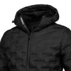 Men's spring jacket PIT BULL CARVER black with hood - 52010490000