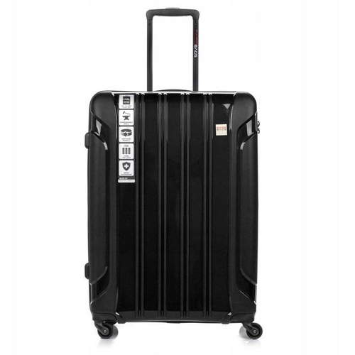 SwissBags Travel Suitcase Tourist 75cm Black