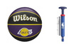 Zestaw do koszykówki Piłka Wilson NBA Team LA Lakers - WTB1300XBLAL + Pompka