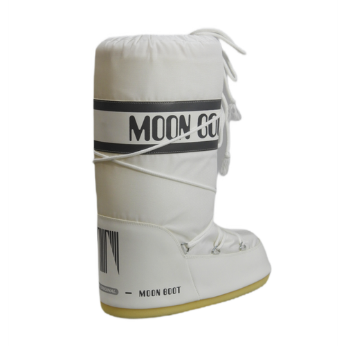 Damskie buty zimowe śniegowce Moon Boot MB Icon Nylon White - 80D1400440-A001