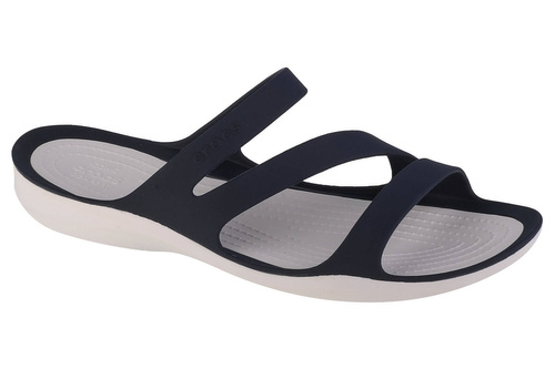 Damskie Klapki basenowe Crocs Swiftwater (W) Navy / White - 203998-462