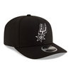 New Era 9SEVENTY San Antonio Spurs NBA Team Black Stretch Snapback Cap - 60755445