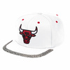 Mitchell & Ness Chicago Bulls White/Elephant Snapback