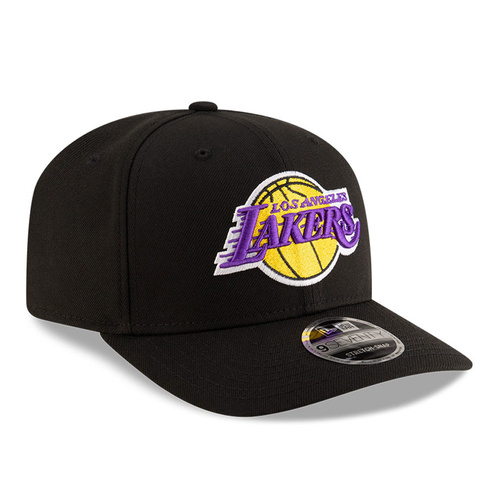 New Era 9SEVENTY Los Angeles Lakers NBA Team Black Stretch Snapback - 60755450