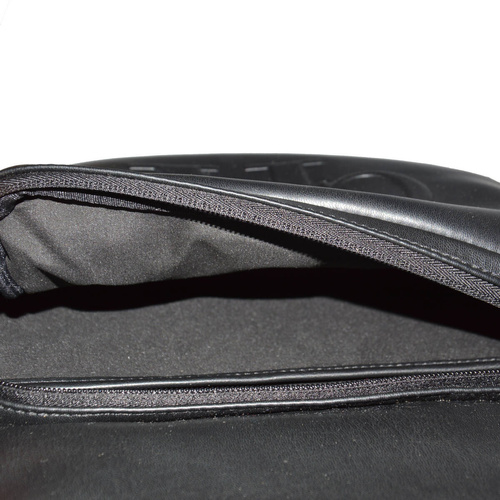 Plecak skórzany Calvin Klein na laptop czarny - ZM0ZM02568BDS