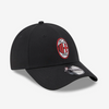 New Era 9FORTY AC Milan Repreve Black 940 Strapback - 60363650