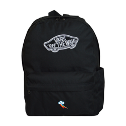 Vans Old Skool Classic Backpack Black VN000H4YBLK1 + Custom Rainbow