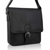 Men's leather bag Betlewski Cambridge Black - TBS-311