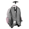 PASO Sweet Kitty School Wheeled Backpack for Kids Gray - PP23KC-997